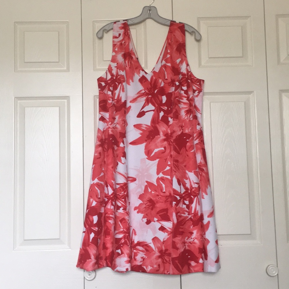 INC bright floral dress. Size XL